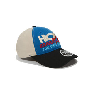 custom color block baseball cap with star embroidery