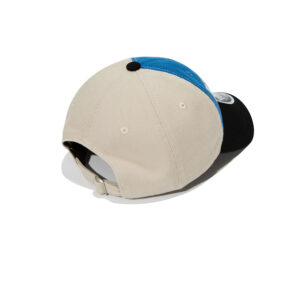custom color block baseball cap with star embroidery