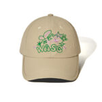 custom color block quick dry baseball cap with butterfly embroidery