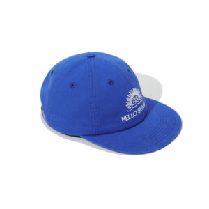 custom flat brim baseball cap with sun embroidery