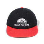custom flat brim baseball cap with sun embroidery