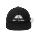 custom flat brim baseball cap with sun embroidery