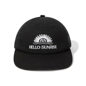 custom flat brim baseball cap with sun embroidery