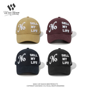 custom structured baseball cap with 3d all over embroidery