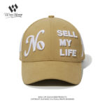 custom structured baseball cap with 3d all over embroidery