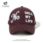 custom structured baseball cap with 3d all over embroidery