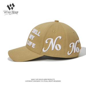 custom structured baseball cap with 3d all over embroidery