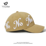 custom structured baseball cap with 3d all over embroidery