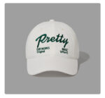 custom vintage washed baseball cap with letter embroidery