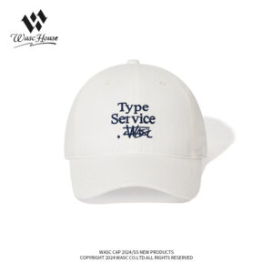 custom washed baseball cap with letter embroidery
