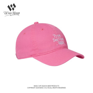 custom washed baseball cap with letter embroidery