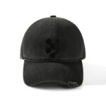 custom washed vintage baseball cap with flat embroidery