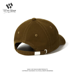 custom washed vintage baseball cap with letter embroidery
