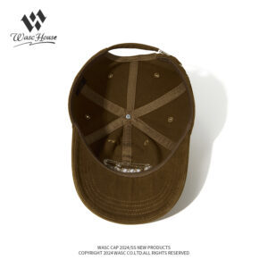 custom washed vintage baseball cap with letter embroidery