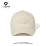 custom washed vintage baseball cap with letter embroidery