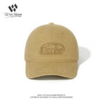 custom washed vintage baseball cap with letter embroidery