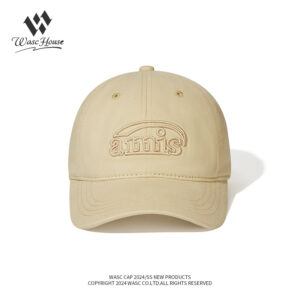 custom washed vintage baseball cap with letter embroidery