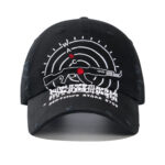 custom target pattern distressed ripped vintage baseball cap