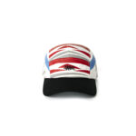 custom zebra striped embroidered waterproof quick dry five panel cap