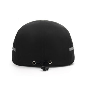 solid color reflective stripe split brim five panel cap custom