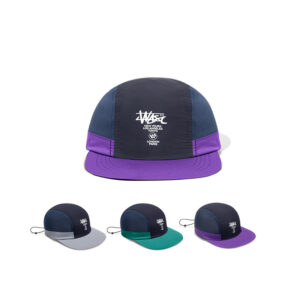 custom color blocked mesh embroidered quick dry waterproof breathable cap