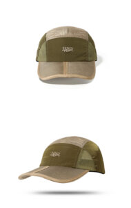 custom color blocked foldable quick dry five panel cap