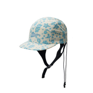 custom printed quick dry waterproof sun protection five panel cap with chin strap