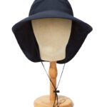 custom solid color waterproof sun protection quick dry bucket hat with neck flap