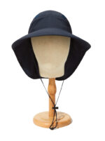 custom solid color waterproof sun protection quick dry bucket hat with neck flap