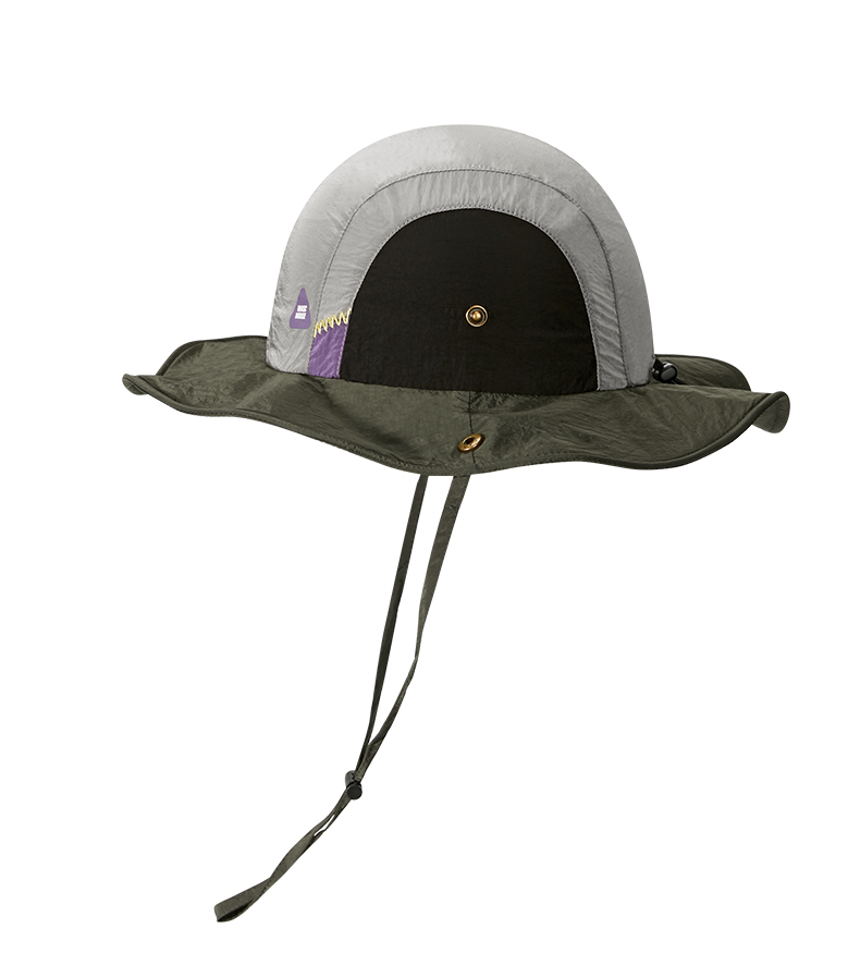 custom color blocked embroidered reflective quick dry waterproof sun protection bucket hat