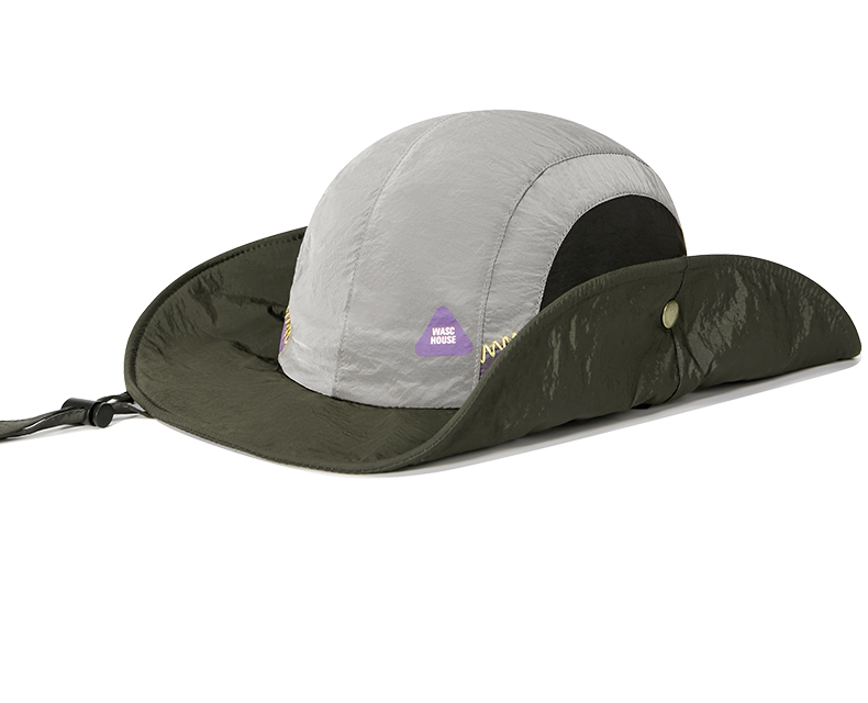 custom color blocked embroidered reflective quick dry waterproof sun protection bucket hat