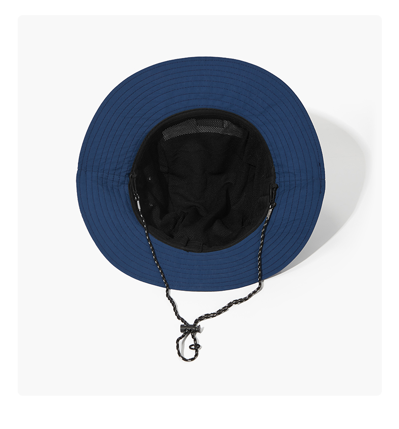 custom color blocked patch embroidered quick dry waterproof foldable bucket hat