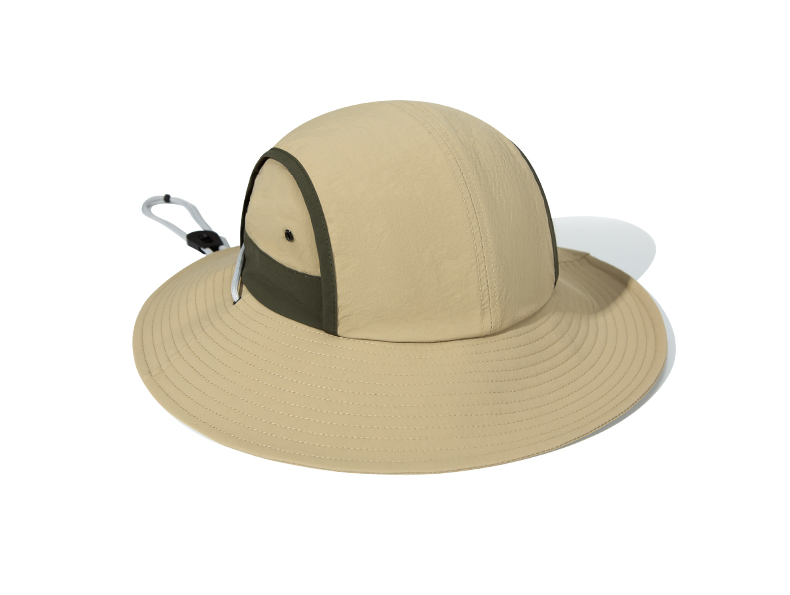 custom color block quick dry waterproof sun protection bucket hat