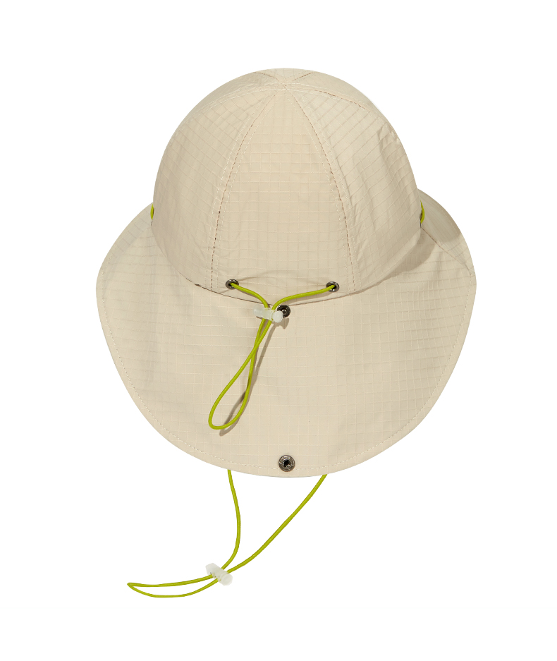 custom embroidered mesh waterproof quick dry bucket hat with wind strap