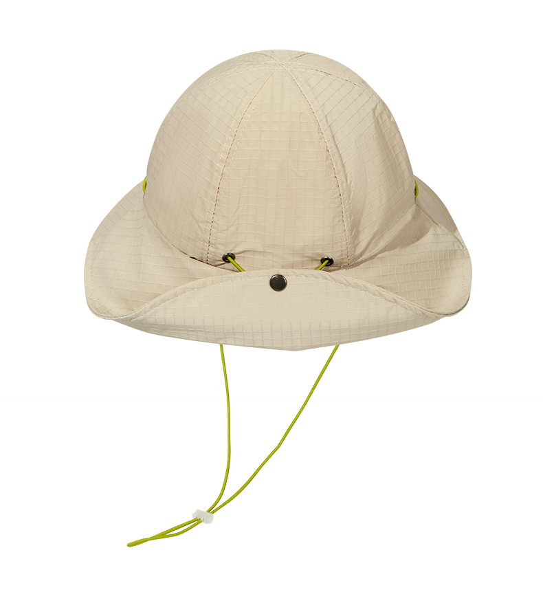 custom embroidered mesh waterproof quick dry bucket hat with wind strap