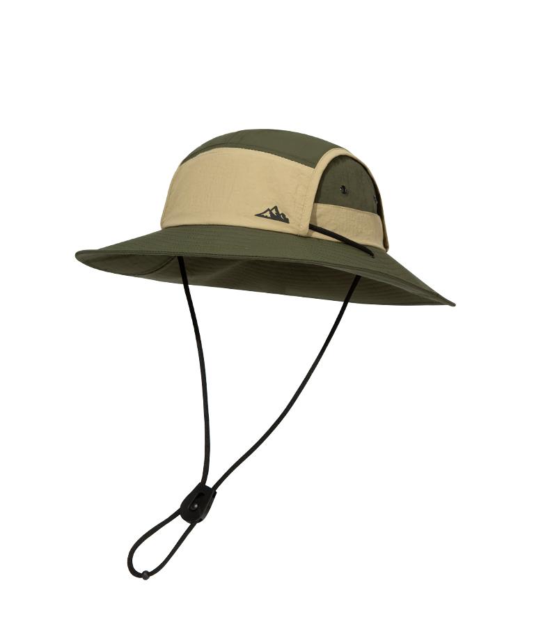 custom color block quick dry waterproof sun protection bucket hat