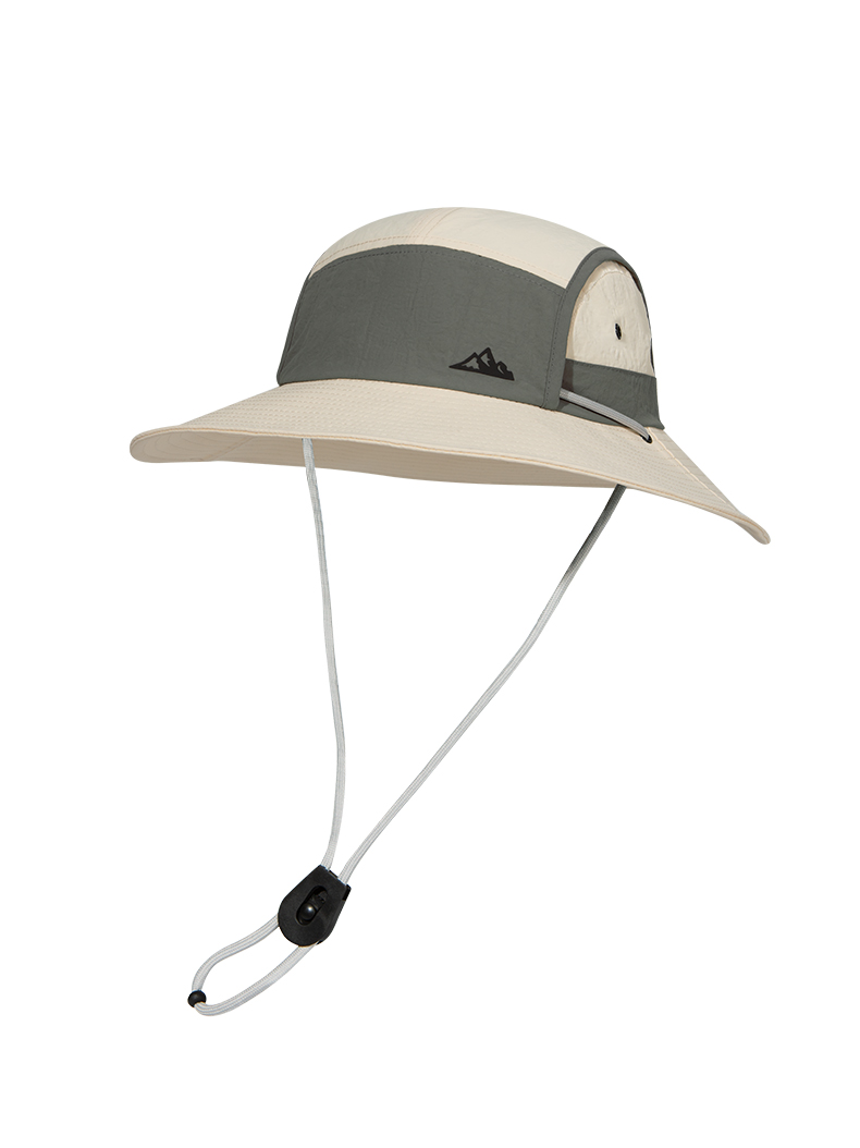 custom color block quick dry waterproof sun protection bucket hat