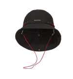 custom embroidered mesh waterproof quick dry bucket hat with wind strap