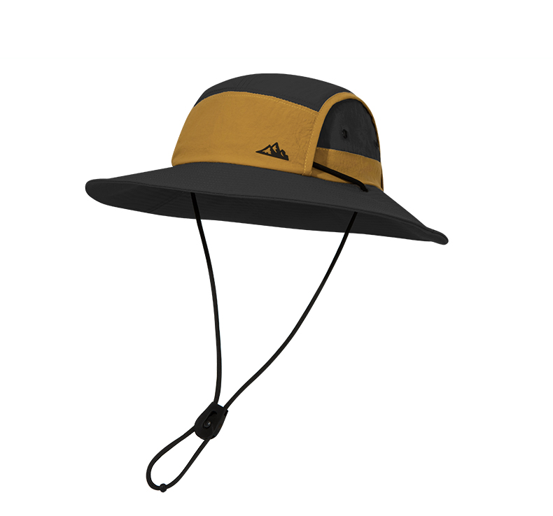 custom color block quick dry waterproof sun protection bucket hat