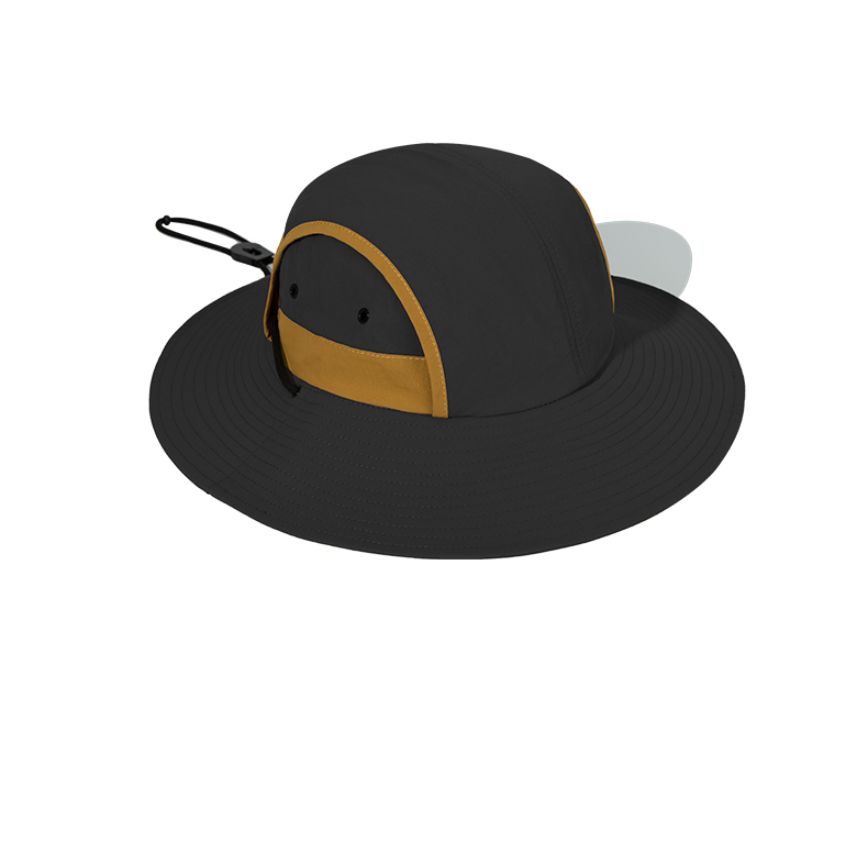 custom color block quick dry waterproof sun protection bucket hat