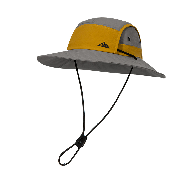 custom color block quick dry waterproof sun protection bucket hat