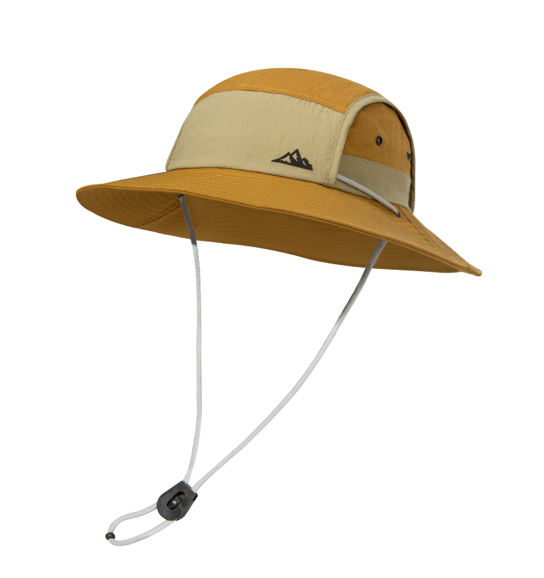 custom color block quick dry waterproof sun protection bucket hat