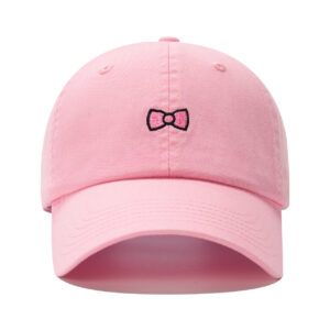 custom bow embroidered baseball cap