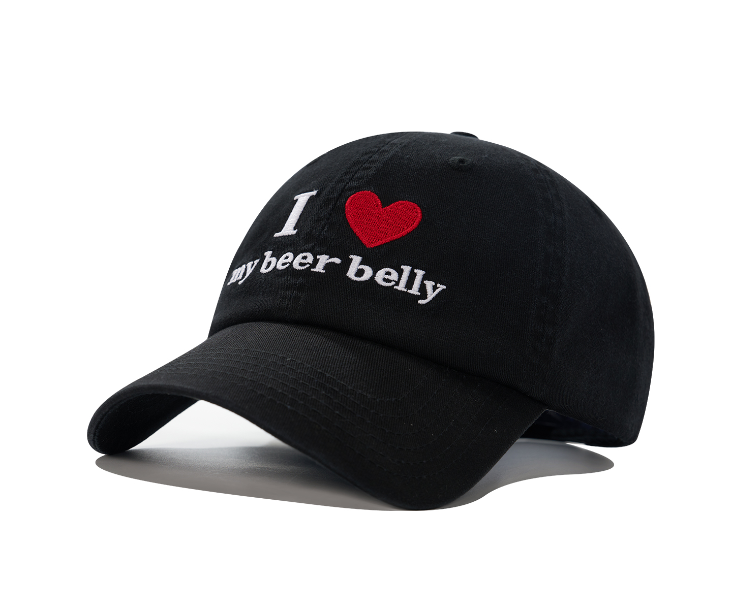 custom heart embroidered baseball cap