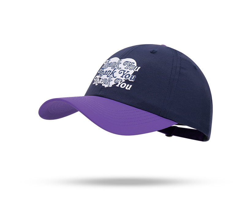 custom color block embroidered baseball cap