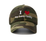 custom heart embroidered baseball cap