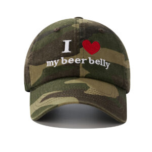 custom heart embroidered baseball cap