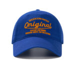 custom color contrast letter embroidered sun protection baseball cap