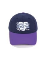 custom color block embroidered baseball cap