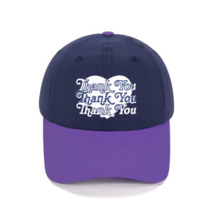 custom color block embroidered baseball cap